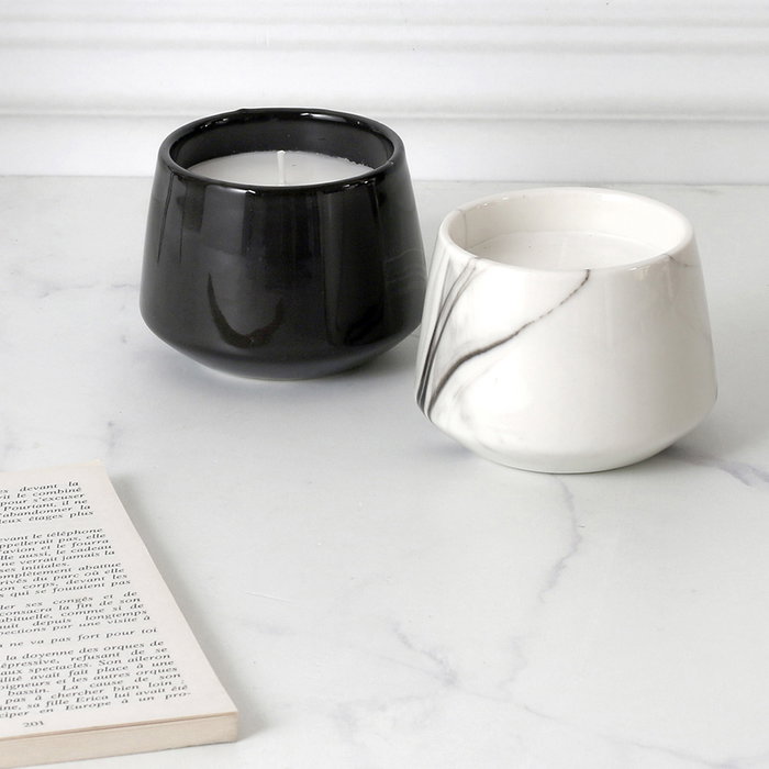 Home Deco Factory Bougie Parfumée Effet Marbre Collection LOUNGE Home Deco Factory Bougie Parfumée Effet Marbre Collection LOUNGE