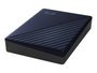 Western Digital WD My Passport for Mac 4TB Disque Dur Externe HDD Portable USB 3.2 Gen 1 - Bleu Minuit