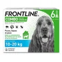 Frontline Combo - Anti-puces et anti-tiques pour chien M (10-20 kg) - 6 pipettes - Action contre puces, tiques et poux