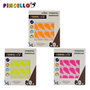 Pincello Étiquettes Adhésives 22x49 mm Feuilles Assorties 5 Pièces 17x4x19 cm (Set de 120)