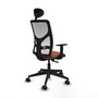 Piqueras y Crespo Chaise de Bureau Motilla Blanc et Marron