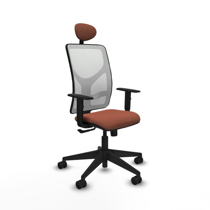 Piqueras y Crespo Chaise de Bureau Motilla Blanc et Marron Piqueras y Crespo Chaise de Bureau Motilla Blanc et Marron