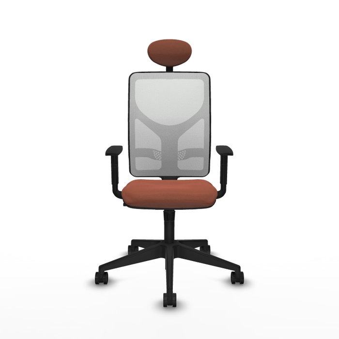 Piqueras y Crespo Chaise de Bureau Motilla Blanc et Marron Piqueras y Crespo Chaise de Bureau Motilla Blanc et Marron