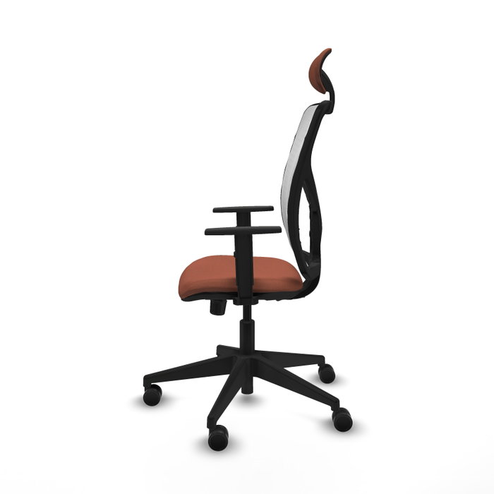 Piqueras y Crespo Chaise de Bureau Motilla Blanc et Marron Piqueras y Crespo Chaise de Bureau Motilla Blanc et Marron