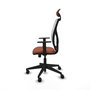 Piqueras y Crespo Chaise de Bureau Motilla Blanc et Marron
