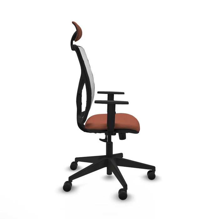 Piqueras y Crespo Chaise de Bureau Motilla Blanc et Marron Piqueras y Crespo Chaise de Bureau Motilla Blanc et Marron