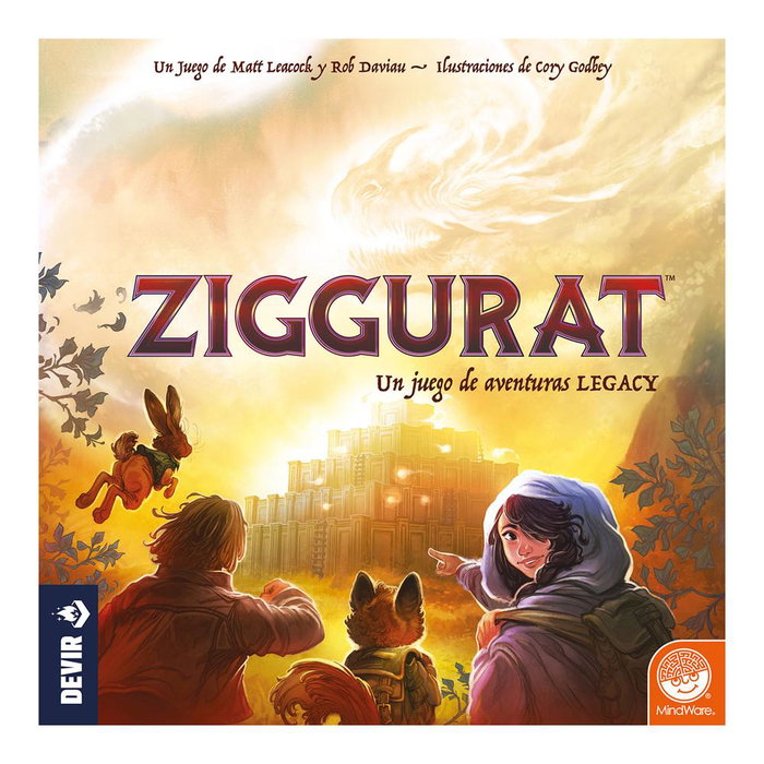 Devir Ziggurat Jeu de Société Coopératif Legacy – Campagne Narrative de 6 Chapitres avec Plateau 3D