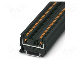PHOENIX CONTACT PT 4 BK Connecteur pour rail DIN 32A 800V noir