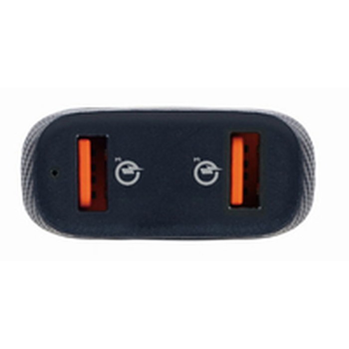 GEMBIRD Chargeur de voiture double port USB A 36W Quick Charge 3.0 noir