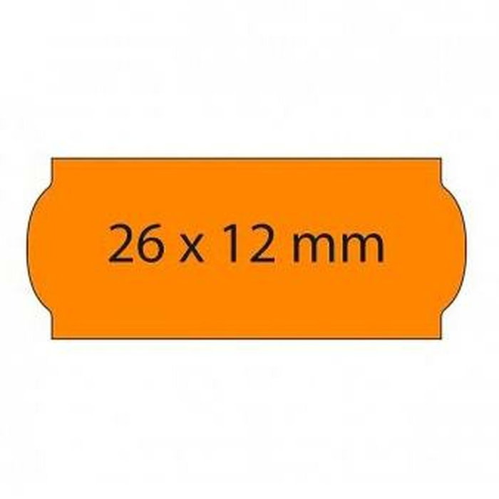 Étiquettes adhésives Orange 26 x 12 mm (36 Unités)