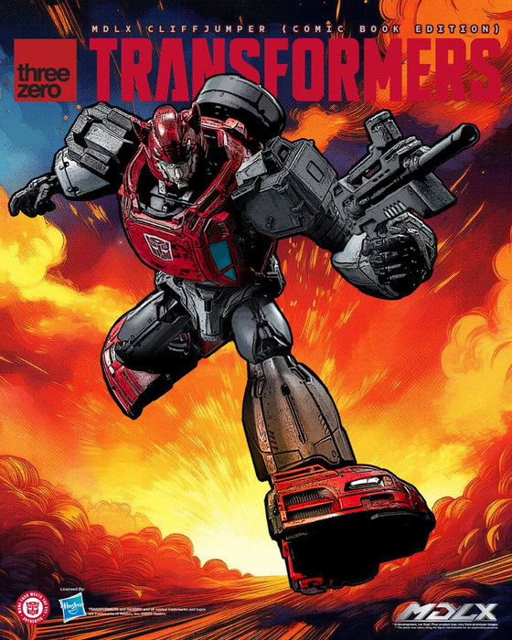 ThreeZero Transformers figurine MDLX Cliffjumper (Comic Book Edition) 12 cm ThreeZero Transformers figurine MDLX Cliffjumper (Comic Book Edition) 12 cm