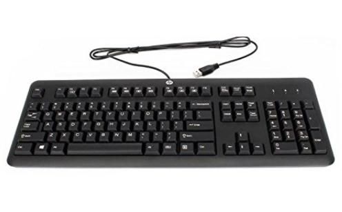 HP Clavier USB AZERTY Français Noir pour Ordinateur HP Clavier USB AZERTY Français Noir pour Ordinateur