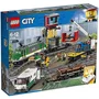 LEGO City Train de contrôle à distance 60198 - Set de construction avec 4 wagons, centre de contrôle, camionnette, chariot élévateur et 6 figurines