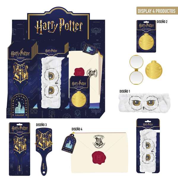 Cerdá Set de soins personnels Harry Potter Designs 1-4 Cerdá Set de soins personnels Harry Potter Designs 1-4