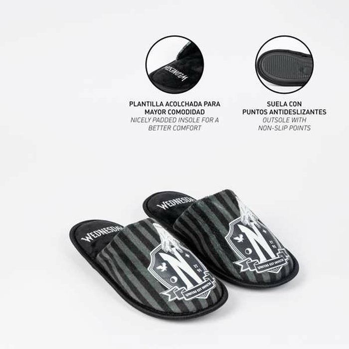 Chaussons Wednesday Noir