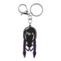Karactermania Llavero Mercredi Addams Tête en PVC souple avec anneau métallique - 7,5 x 3,2 x 0,6 cm - Noir