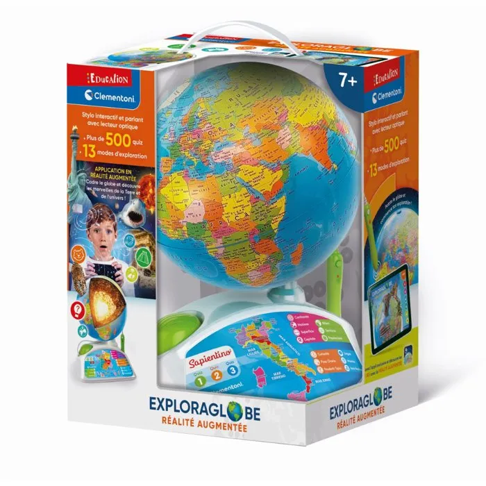 Clementoni Exploraglobe - Globe interactif avec réalité augmentée