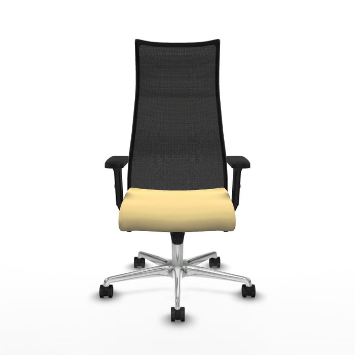 Piqueras y Crespo Chaise de Bureau Albacete Crème et Noir