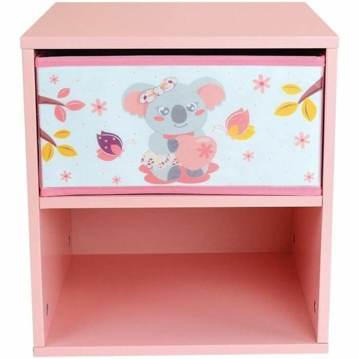 Fun House CALLY MIMI KOALA Table de Nuit Rose 36 x 33 x 30 cm Fun House CALLY MIMI KOALA Table de Nuit Rose 36 x 33 x 30 cm