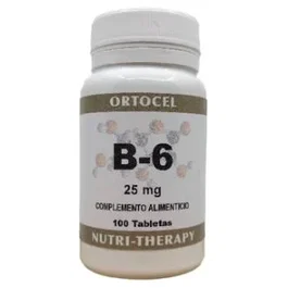 ORTOCEL NUTRI-THERAPY Vitamina B-6 100 comprimés