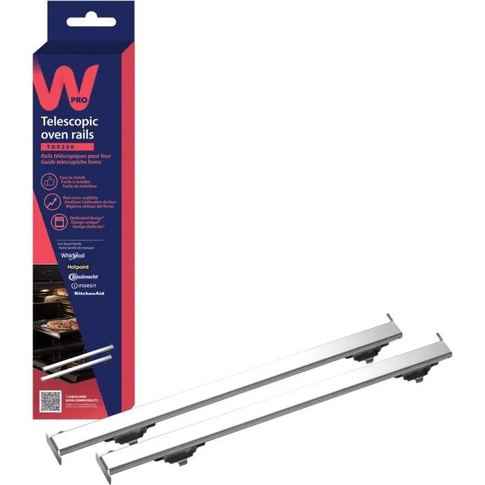 WPRO Rails télescopiques pour four TOR200 WPRO Rails télescopiques pour four TOR200
