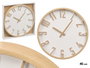 GIFTDECOR Horloge murale chiffres en relief effet bois 40cm