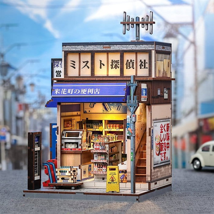 Maquette Miniature House Beika-cho Convenience Store 22 x 15 cm Maquette Miniature House Beika-cho Convenience Store 22 x 15 cm