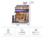 Maquette Miniature House Beika-cho Convenience Store 22 x 15 cm