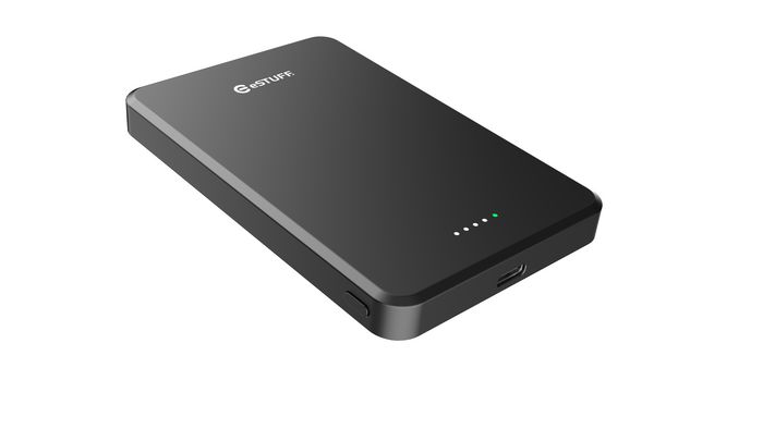 eSTUFF Batterie externe magnétique 10 000 mAh PD20W Noir eSTUFF Batterie externe magnétique 10 000 mAh PD20W Noir