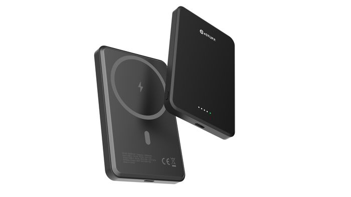eSTUFF Batterie externe magnétique 10 000 mAh PD20W Noir eSTUFF Batterie externe magnétique 10 000 mAh PD20W Noir