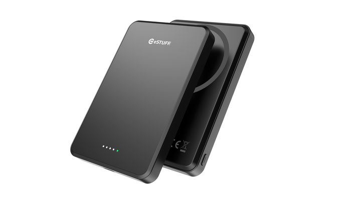 eSTUFF Batterie externe magnétique 10 000 mAh PD20W Noir eSTUFF Batterie externe magnétique 10 000 mAh PD20W Noir
