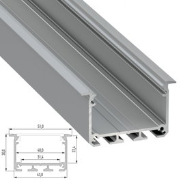 Profil Aluminium Type INSO 2,02M