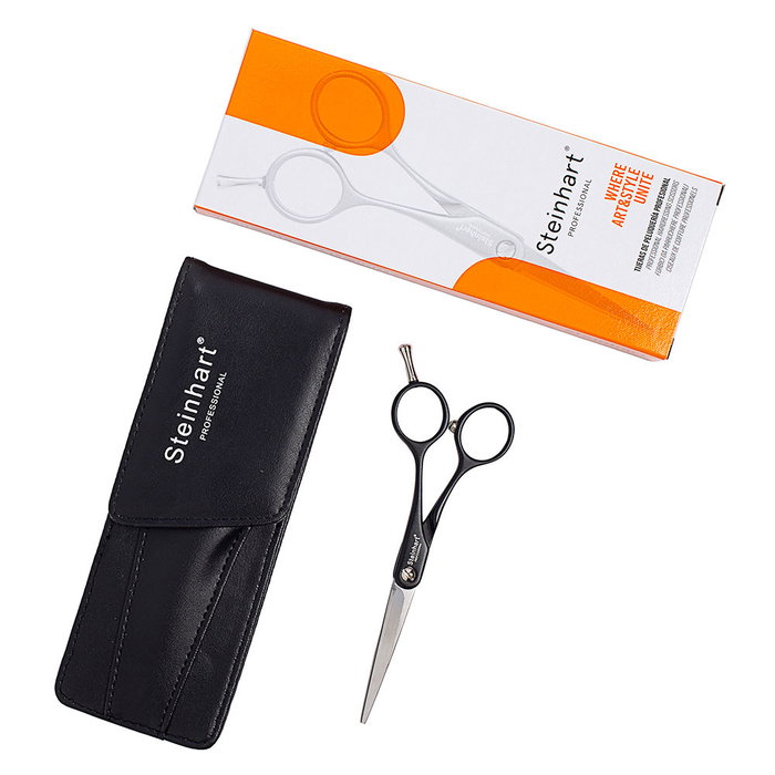 Steinhart Ciseaux AL #5½ - Noir - Unisexe - Aluminium avec Charbon Actif - Coupe Ultra-Précise - 1 unité Steinhart Ciseaux AL #5½ - Noir - Unisexe - Aluminium avec Charbon Actif - Coupe Ultra-Précise - 1 unité