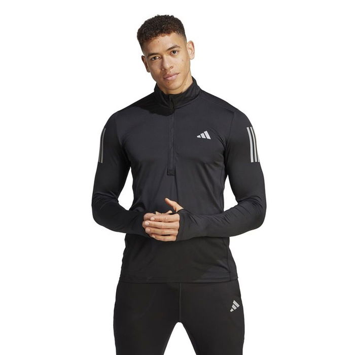 Sweat sans capuche homme Adidas Otr 1/4 Zip Noir