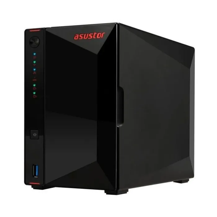 Asustor AS5402T Nimbustor 2 Gen2 - Serveur NAS 4 baies - Intel Celeron N5105 Quad-Core 2.0 GHz, 4 Go DDR4, 2 ports 2.5 GbE, slots M.2 NVMe
