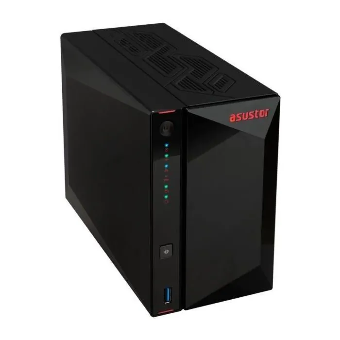 Asustor AS5402T Nimbustor 2 Gen2 - Serveur NAS 4 baies - Intel Celeron N5105 Quad-Core 2.0 GHz, 4 Go DDR4, 2 ports 2.5 GbE, slots M.2 NVMe