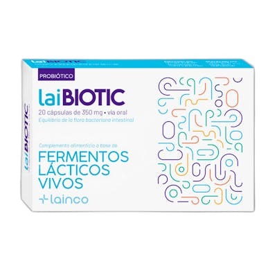 LAINCO Laibiotic 20 Capsules Complément Alimentaire LAINCO Laibiotic 20 Capsules Complément Alimentaire