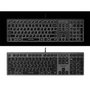 A4 Tech A4TKLA47125 Clavier QWERTY Blanc Noir Gris