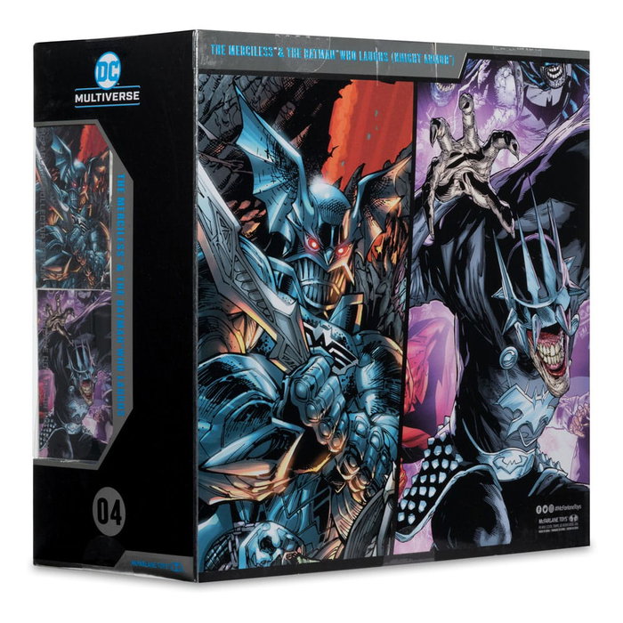 McFarlane Toys DC Multiverse Collector Edition Pack de 2 Figurines Batman Who Laughs (Knight Armor) & Merciless (Dark Multiverse)
