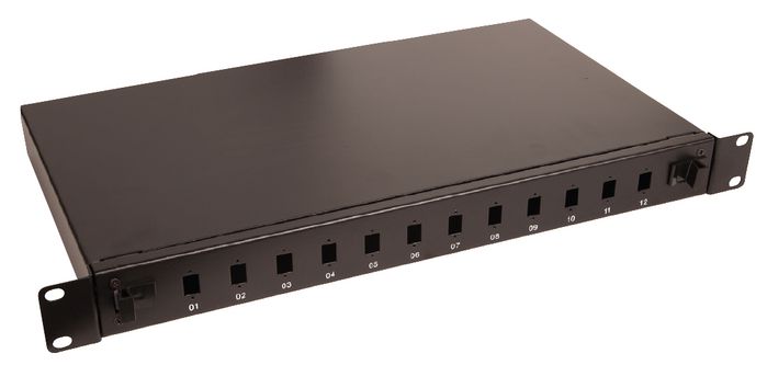 Lanview Panneau de brassage fibre 12 ports SC Simplex/LC Duplex Lanview Panneau de brassage fibre 12 ports SC Simplex/LC Duplex