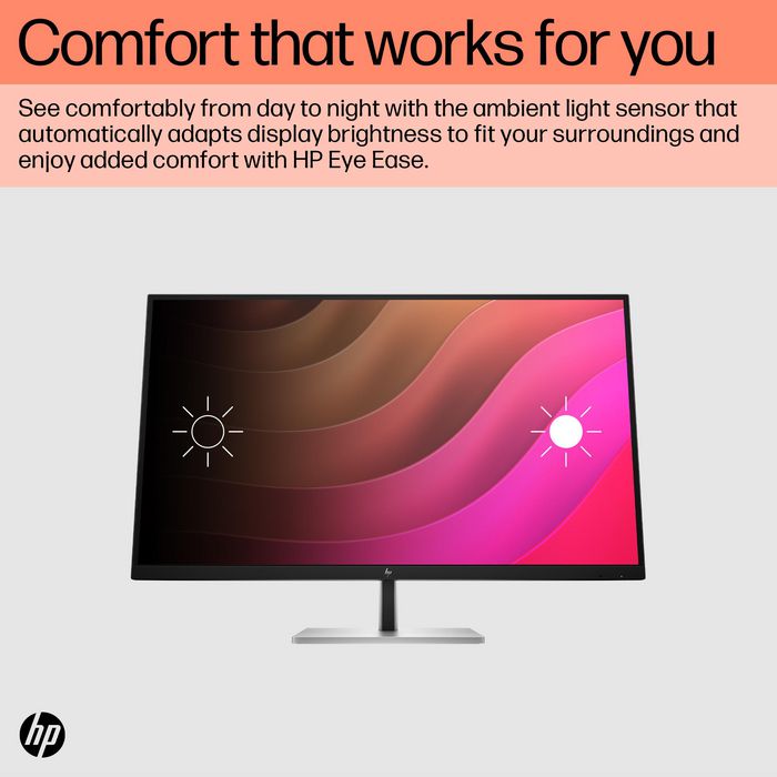 HP - Écran LCD HP E32k G5 31,5 pouces (80 cm) 4K UHD USB-C avec charge 65W, design ergonomique et haut-parleurs intégrés