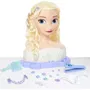 Reine Des Neiges - Tête à Coiffer Elsa Deluxe - Extensions cheveux color reveal, accessoires coiffure (barrettes, élastiques), à partir de 3 ans