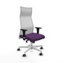 Piqueras y Crespo Chaise de Bureau Albacete Violet et Blanc
