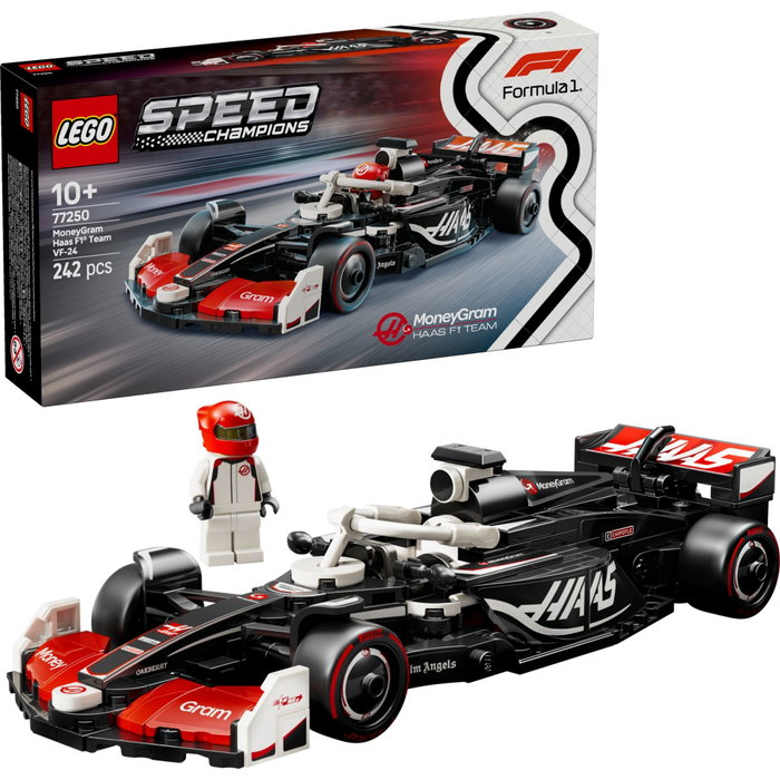 LEGO Speed Champions MoneyGram Haas Team VF-24 77250 Voiture de F1