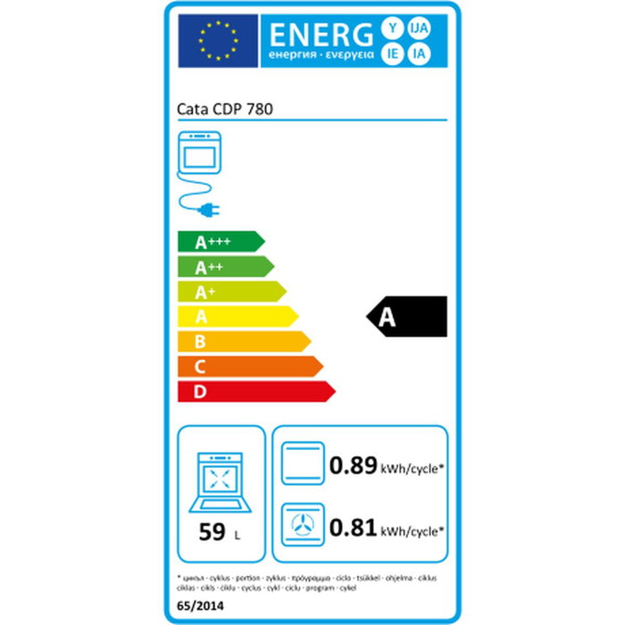 Four Cata CDP780ASBK 2450 W 59 L