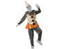 Déguisement Polichinela Enfant 10-12 Ans Cirque Noir Polyester