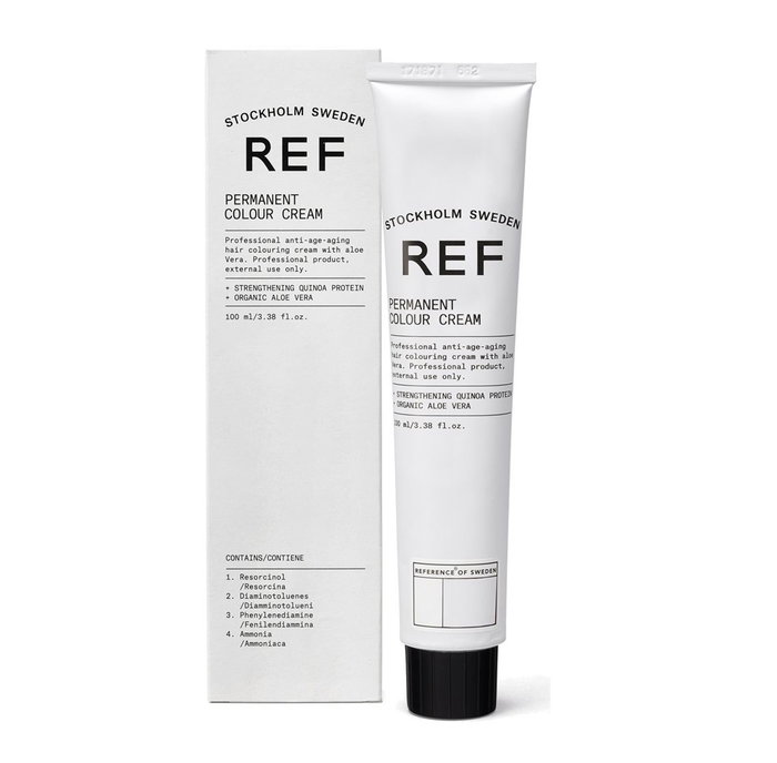 Ref Stockholm - Teinture permanente pour cheveux vegan, nuance Steel, 100 ml Ref Stockholm - Teinture permanente pour cheveux vegan, nuance Steel, 100 ml