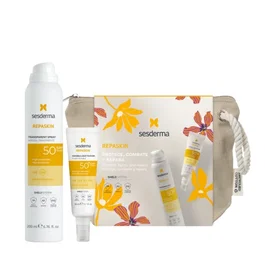 Sesderma Set Repaskin SPF 50 : Fluide Visage 50 ml et Spray Solaire 200 ml