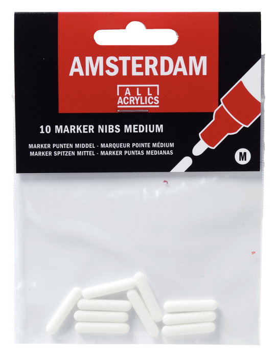 Amsterdam Marqueur à pointe médiane ronde 6 x 4 mm