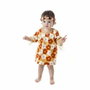 Creaciones Llopis Déguisement Bébé Hippie Robe Orange 0-12 Mois